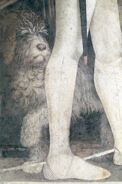 Részlet Andrea Mantegna 15. századi festményéből.